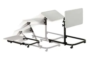 Pivot & Tilt Overbed Table - Multi-Position Bedside Table