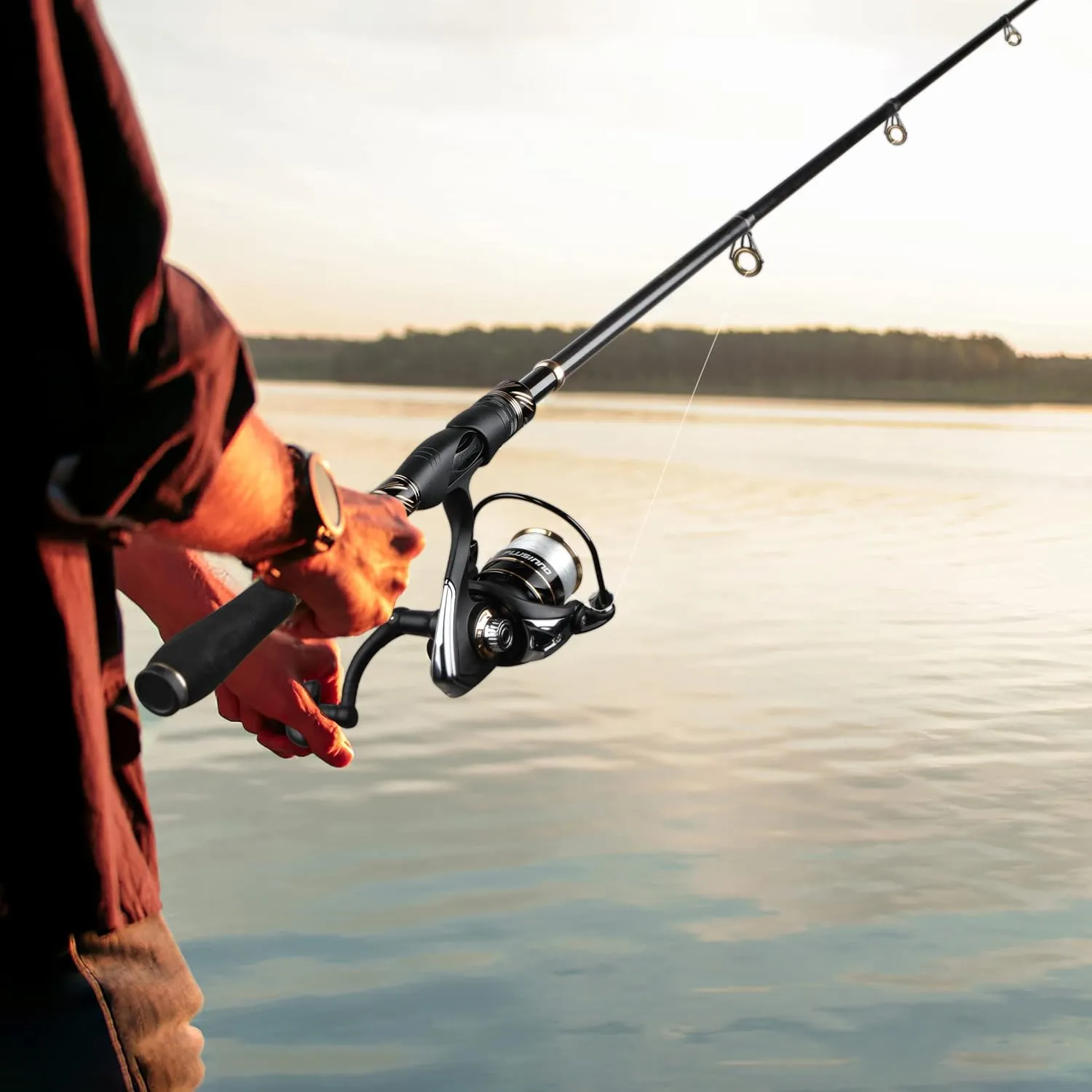 PLUSINNO Fishing Pole, Fishing Rod and Reel Combo,Telescopic Fishing Rod Kit with Spinning Reel, Collapsible Portable Fishing Pole with Carrier Bag for Freshwater Saltwater Fishing Gifts for Men Women