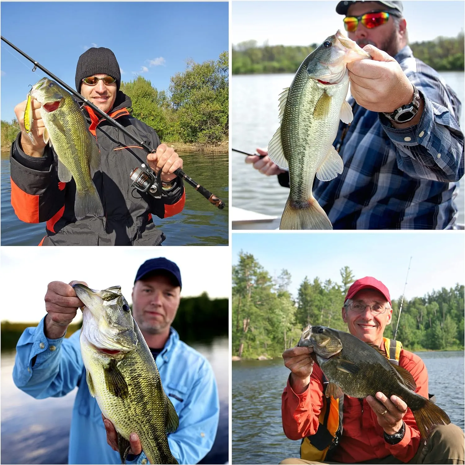 PLUSINNO Fishing Rod and Reel Combos - Carbon Fiber Telescopic Fishing Pole - Spinning Reel 12  1 Shielded Bearings Stainless Steel BB