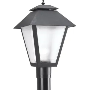 Polycarbonate Outdoor Black LED Outdoor Post Lantern