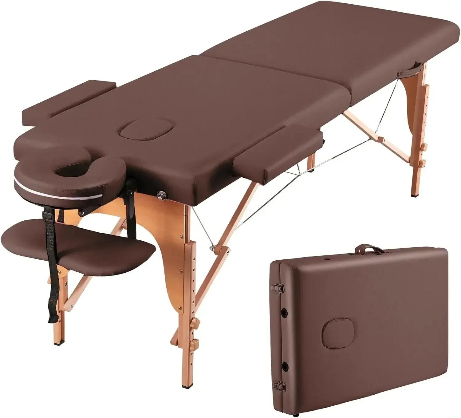 Portable Adjustable Massage Table | Foldable Design for Various Therapies