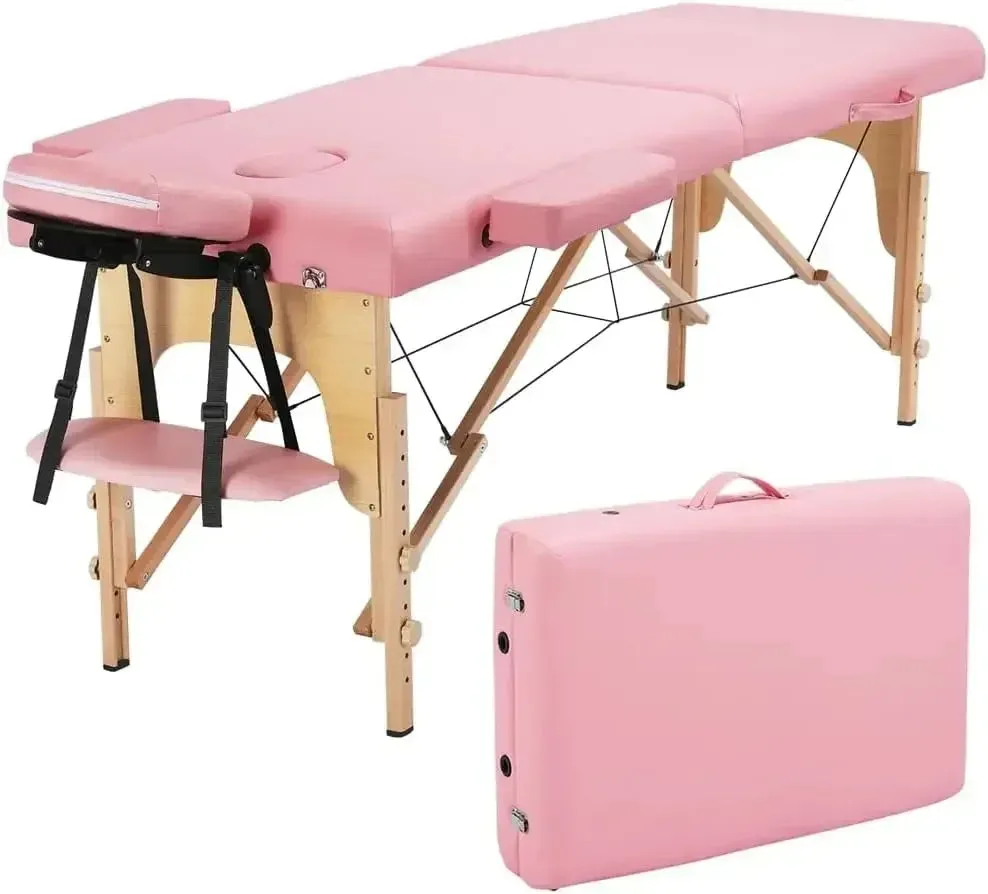 Portable Adjustable Massage Table | Foldable Design for Various Therapies