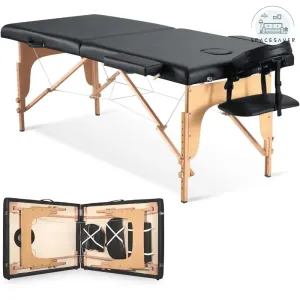 Portable Adjustable Massage Table | Foldable Design for Various Therapies