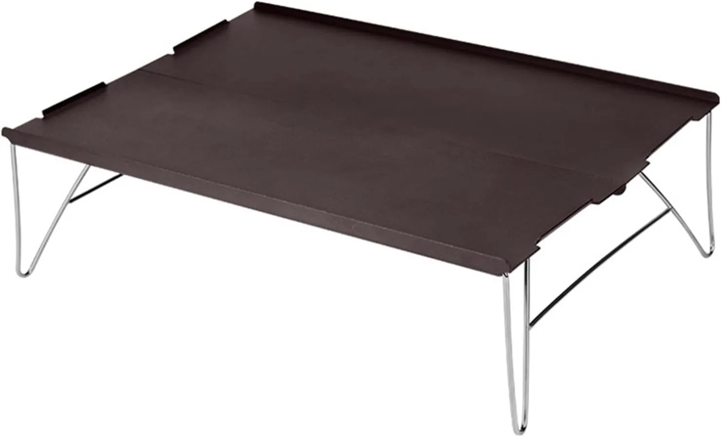 Portable Aluminum Picnic Folding Table for Outdoor Activities Foldable and Compact Small Table for Biking Hiking and Camping Lightweight Mini Table for Easy Transportation
