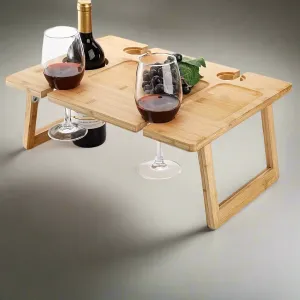 Portable Bamboo Picnic Table