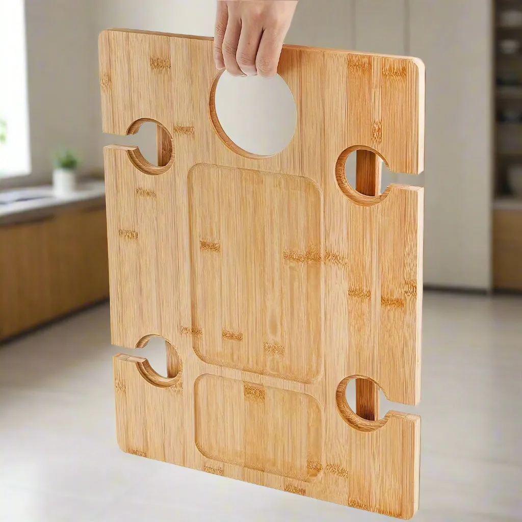 Portable Bamboo Picnic Table