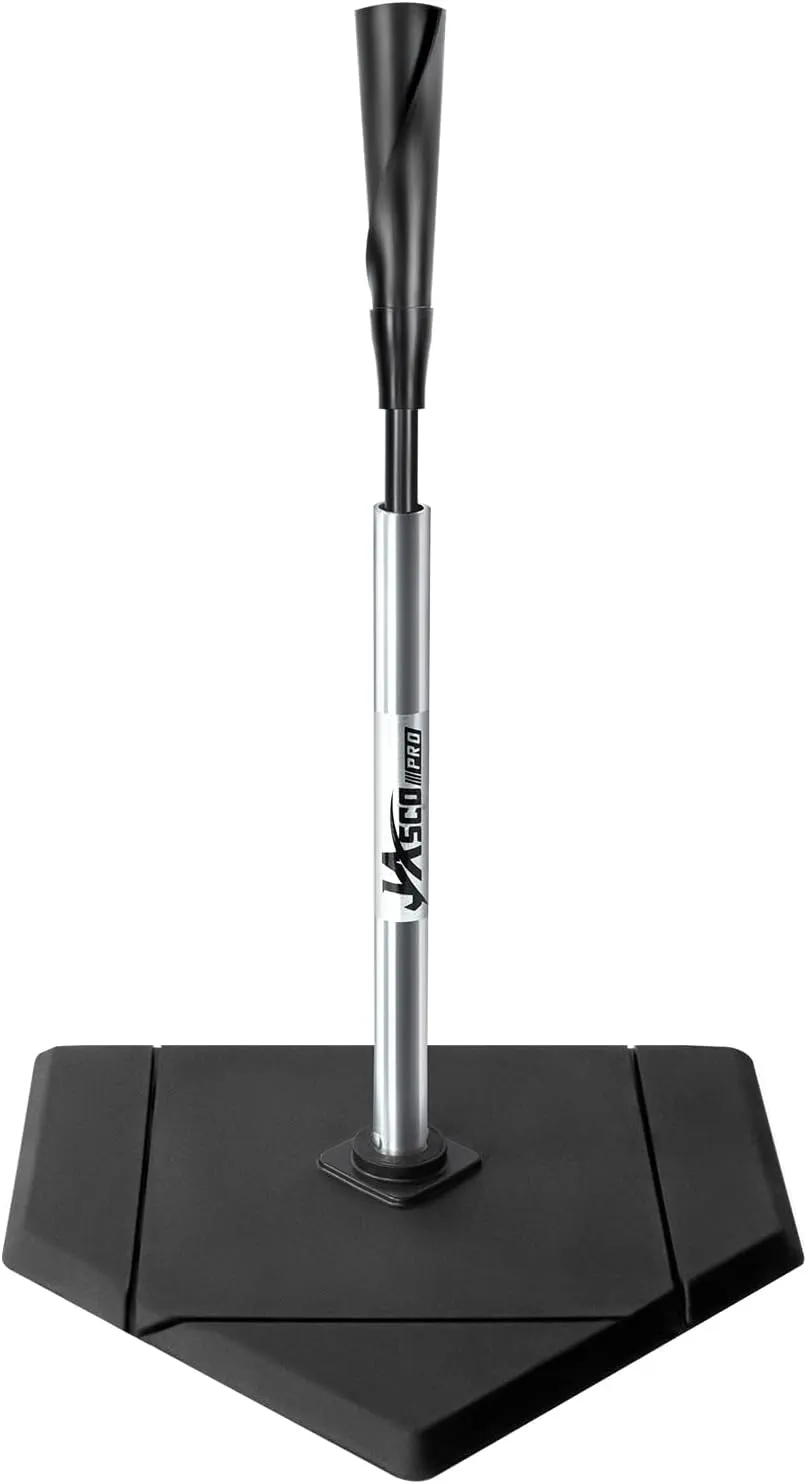 Portable Baseball Batting Tee, Height Adjustable from 25-37 inch Hitting Tee for Baseball and Softball,Premium Baseball Tee with Rubber Top,Alumium Pole,Metal Base for Kids/Youths/Adults