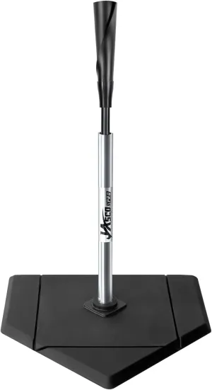 Portable Baseball Batting Tee, Height Adjustable from 25-37 inch Hitting Tee for Baseball and Softball,Premium Baseball Tee with Rubber Top,Alumium Pole,Metal Base for Kids/Youths/Adults