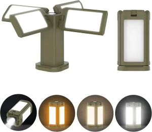 Portable Camping Lantern 14000mAh LED Light with 5 Modes&10 Brightness Levels, Adjustable Tent Light for Outdoor, Emergency, Hurricane, and Home