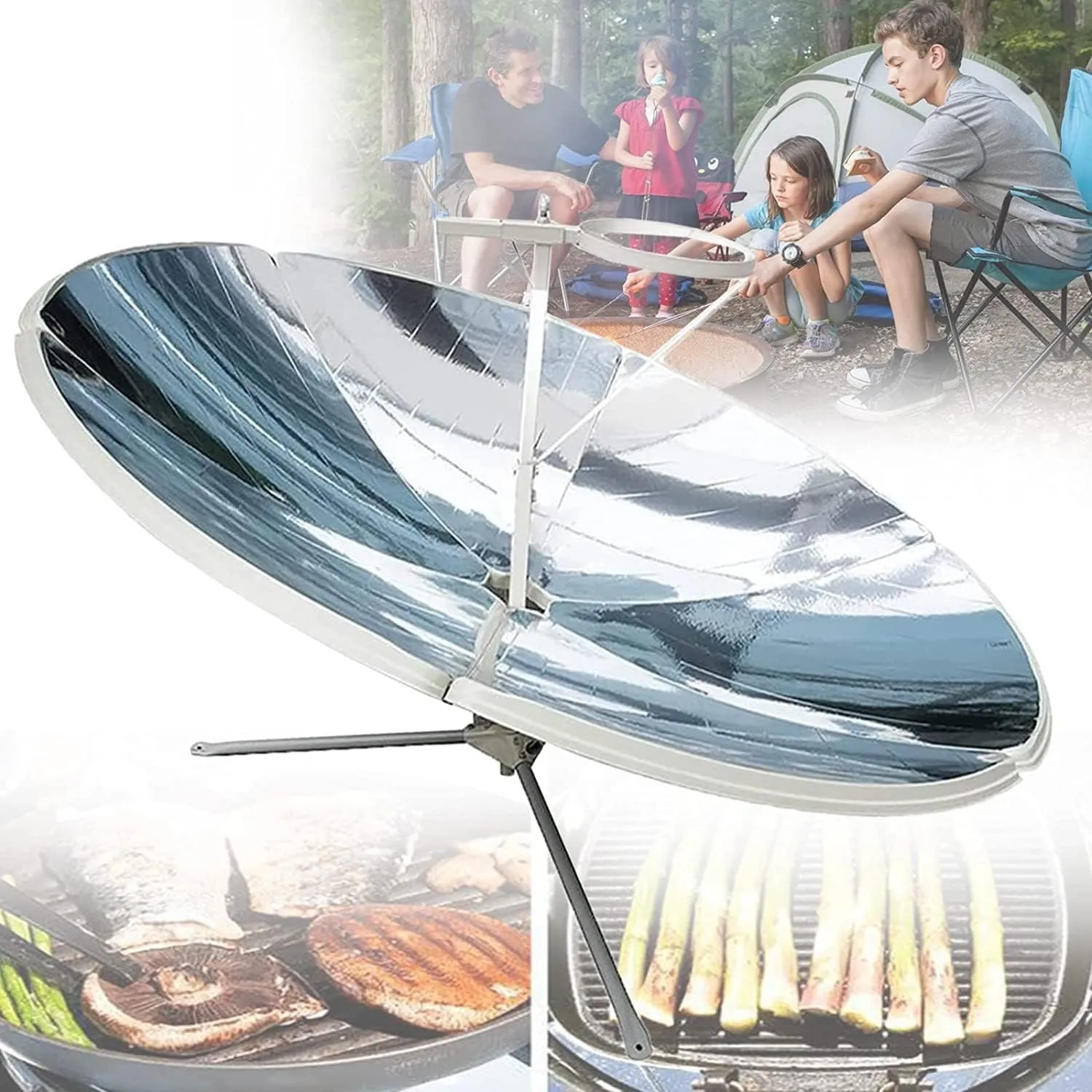 Portable Camping Stove, Compact Wood Stove, Multifunctional Hot Tent Wood Burning Stove, for 2 to 3 People Outdoor Camping, Picnic, BBQ