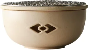 Portable Clay Charcoal Stove For Outdoor Cooking, Handmade Detachable Barbecue Grill, Compact & Multifunctional For Camping And Home Use
