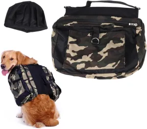 Portable Dog Backpack Oxford Fabric Waterproof Multi-use Dog Hiking Pack