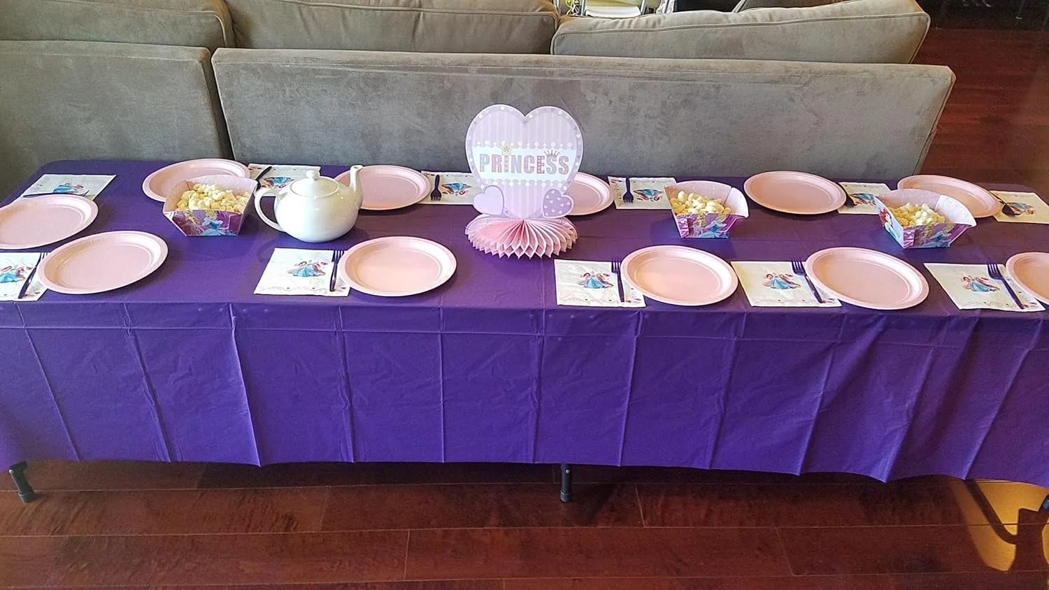Portable Dry Erase Folding Table for use w/ NEON Wipe-Clean Non-Toxic Chalk Markers - Adjustable Length (8 ft or 4 ft) Adjustable Height (Kid Size & Standard Size) Party Table w/ or w/o LED Lights - Choose Your Model
