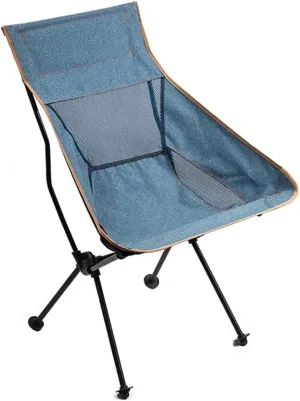 Portable Folding Chair Fishing Chair Folding Portable Outdoor Leisure Recliner Oxford Cloth Breathable Stool with High Back Adjustable Folding Chair