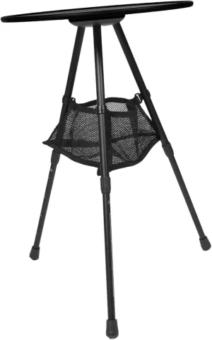 Portable Folding Round Table Aluminum Alloy 2-Gear Height Adjustable Camping Tailgate Table