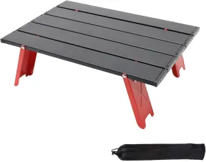 Portable Folding Table，Folding Table Camping Table Aluminumy Portable Folding Camping Table Outdoorniture Foldable Mountaineetable Foldable Lightweight Camping Table/B