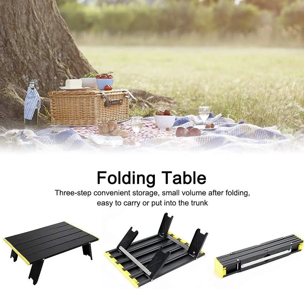 Portable Folding Table，Folding Table Camping Table Aluminumy Portable Folding Camping Table Outdoorniture Foldable Mountaineetable Foldable Lightweight Camping Table/B