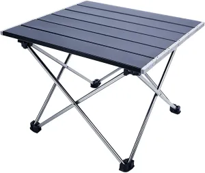 Portable Folding Table，Folding Table, Portable Camping Table, Portable Table, Adjustable Folding Table/Black/Medium