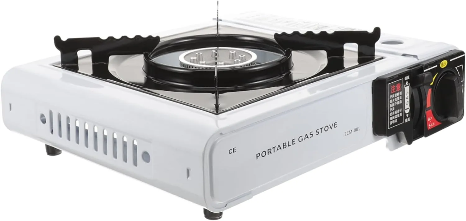 Portable Gas Stove for Outdoor Cooking Knob Compact Design for Camping Picnics and Backyard Use Professional Wok Stove Accessory Convenient and Safe