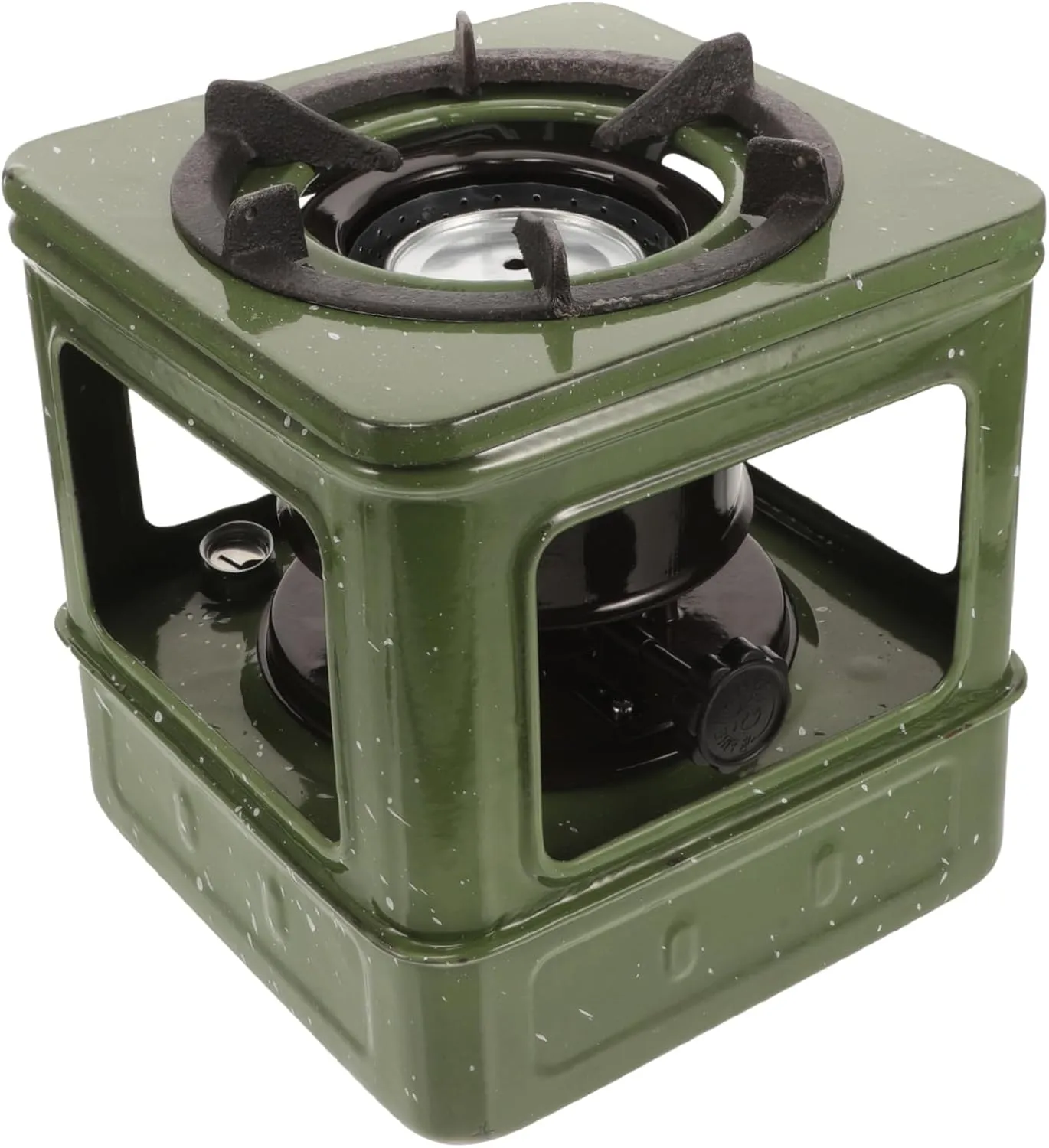 Portable Kerosene Stove for Camping Compact Outdoor Heater Construction for Bbq and Fire Making Easy to Carry Store for Person Use