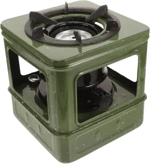 Portable Kerosene Stove for Camping Compact Outdoor Heater Construction for Bbq and Fire Making Easy to Carry Store for Person Use