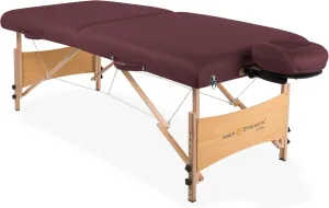 Portable Massage Table Package ELEMENT – Incl. Deluxe Adjustable Face Cradle, Face Pillow & Carrying Case
