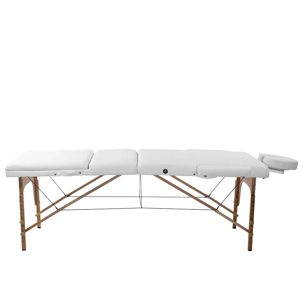 Portable Massage Table With Reclinable Back