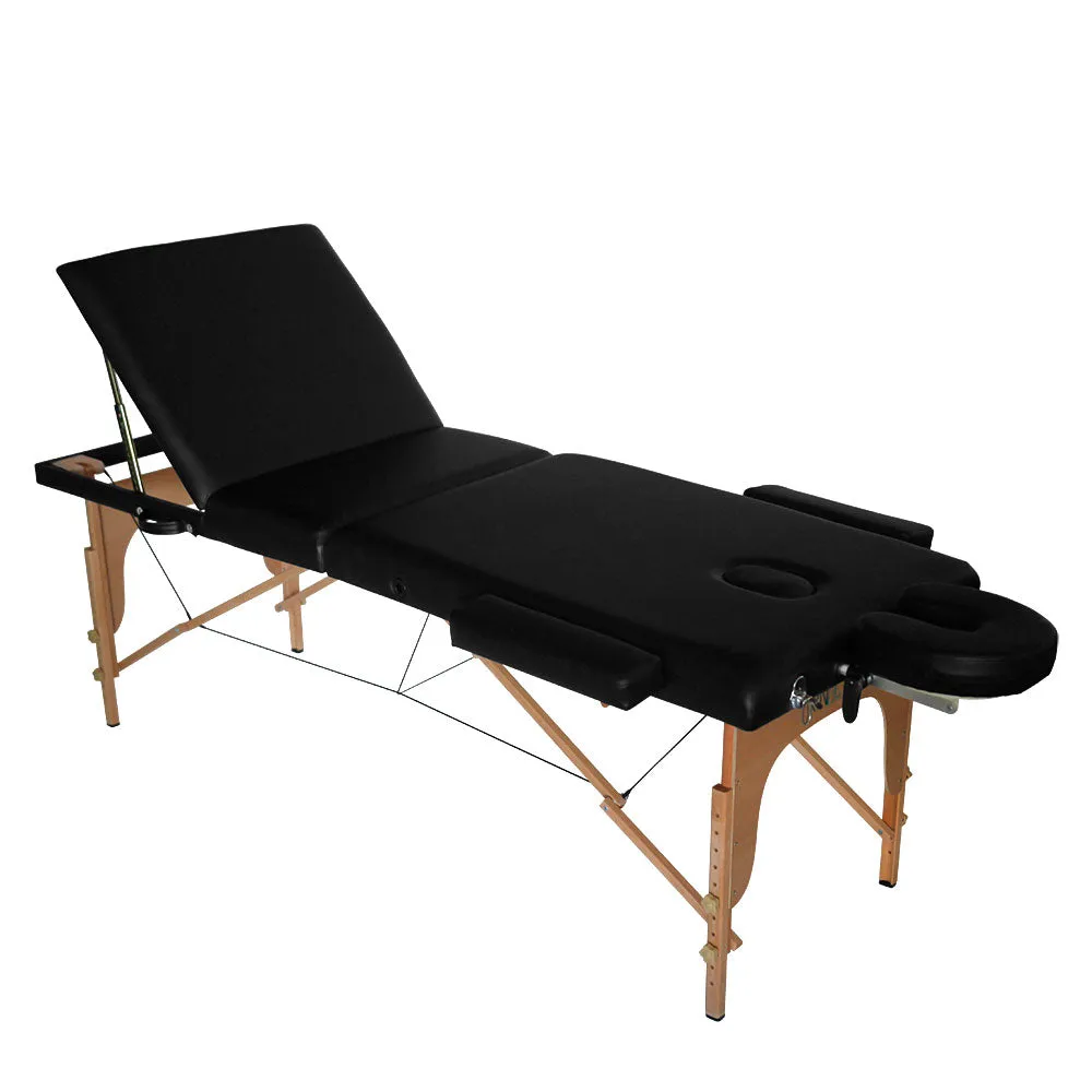 Portable Massage Table With Reclinable Back
