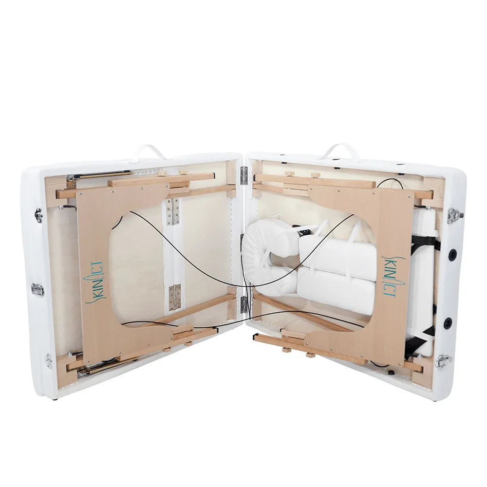 Portable Massage Table With Reclinable Back