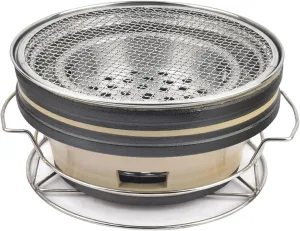 Portable Pottery BBQ Grill - Multifunctional Clay Charcoal Stove, Outdoor Cooking, Camping Barbecue Tool, Easy-to-Clean & Compact Design