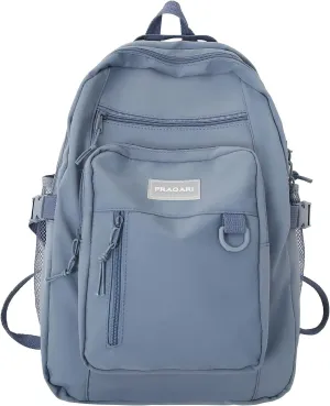 PRAGARI Lightweight Blue Kids Backpack - Stylish & Functional