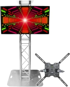 Prox XT-MEDIAMOUNT Universal 32" to 80" TV Bracket Clamp with Vesa Mounting Bracket for F34 F32 12" Bolt Truss or Speaker Stands