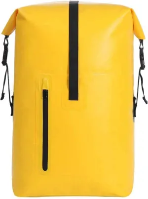 qiuqiu Waterproof Dry Bags Backpack, 40L Heavy Duty Roll-Top Closure Travel Backpack for Boating, Beach, Kayaking, Skiing, Fishing, Camping, Swimming
