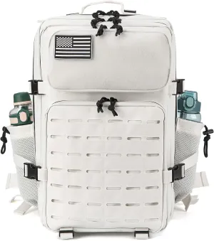 QT&QY 25L/35L/45L Military Tactical Backpack For Men Molle Daypack 3 Day Bug Out Bag Hiking Rucksack With Bottle Holder
