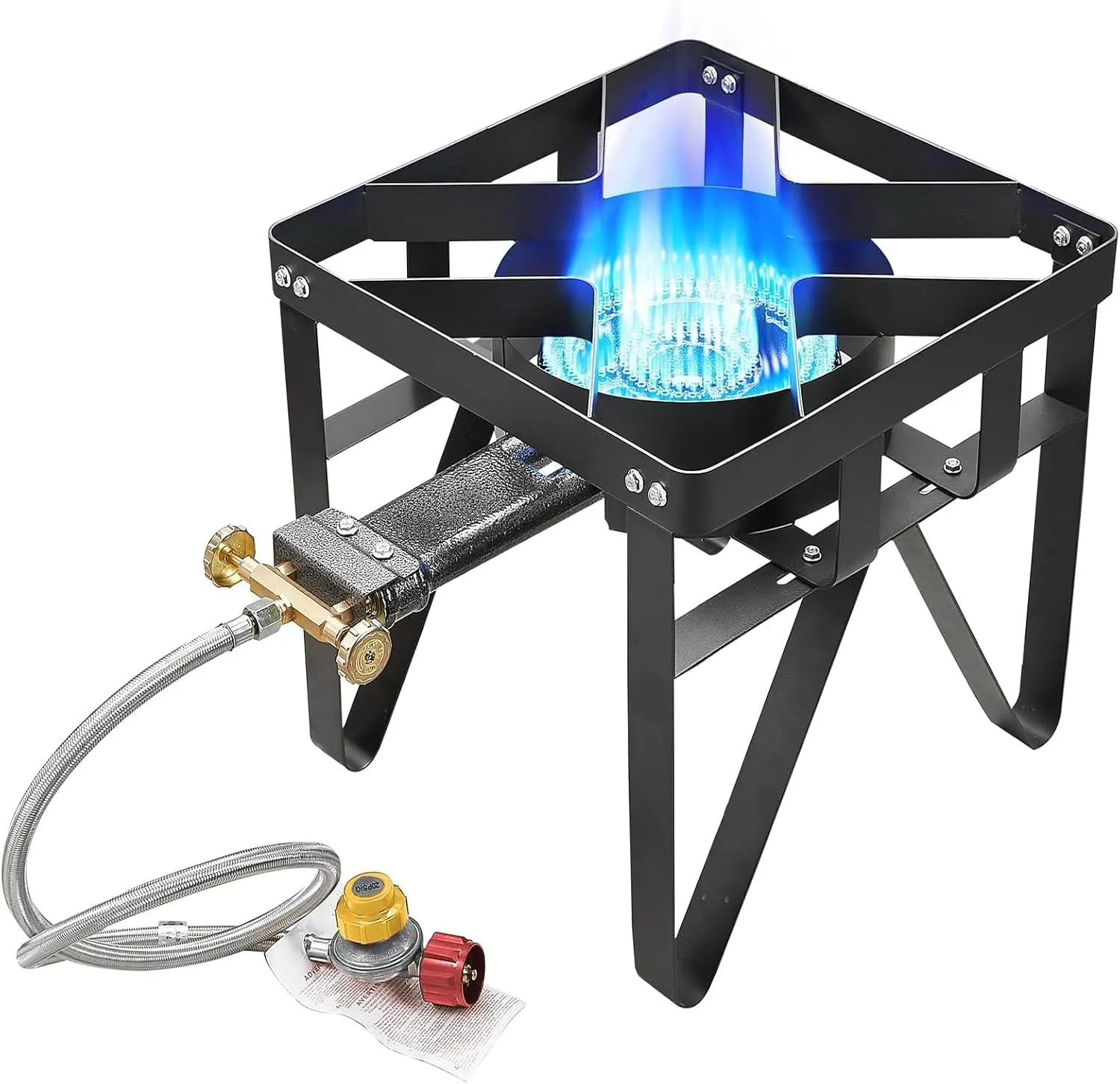 R & B Import Portable Propane Stove - 185000 BTUs, Ideal for Outdoor Cooking & Camping