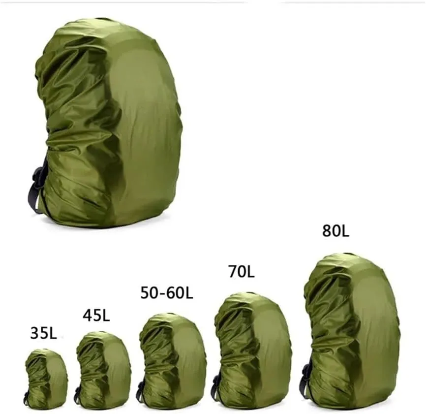 Rain Cover Backpack 35L 45L 50L-60L 70L Waterproof Bag Outdoor Camping Hiking Climbing Dust Raincover