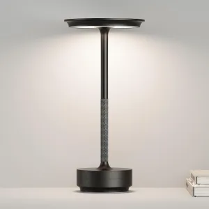Rechargeable Cordless Table Lamps, Portable 5000mAh Battery Table Light, 3 Color Stepless Dimming LED Table Light,Suitable for Terrace, Western Restaurant, Cafe(with Memory Function)