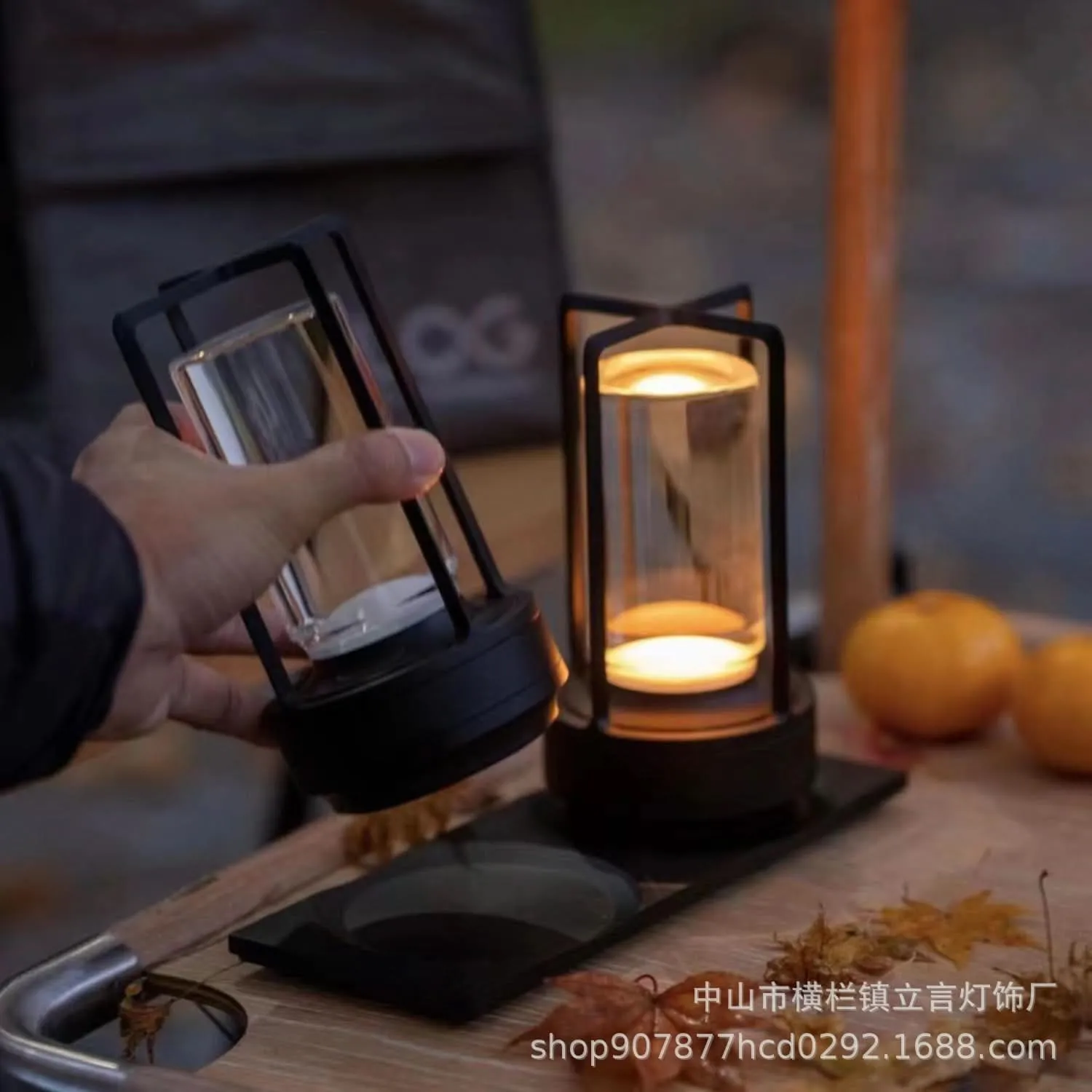 Rechargeable RGB Touch Lantern Desk Lamp – Dimmable