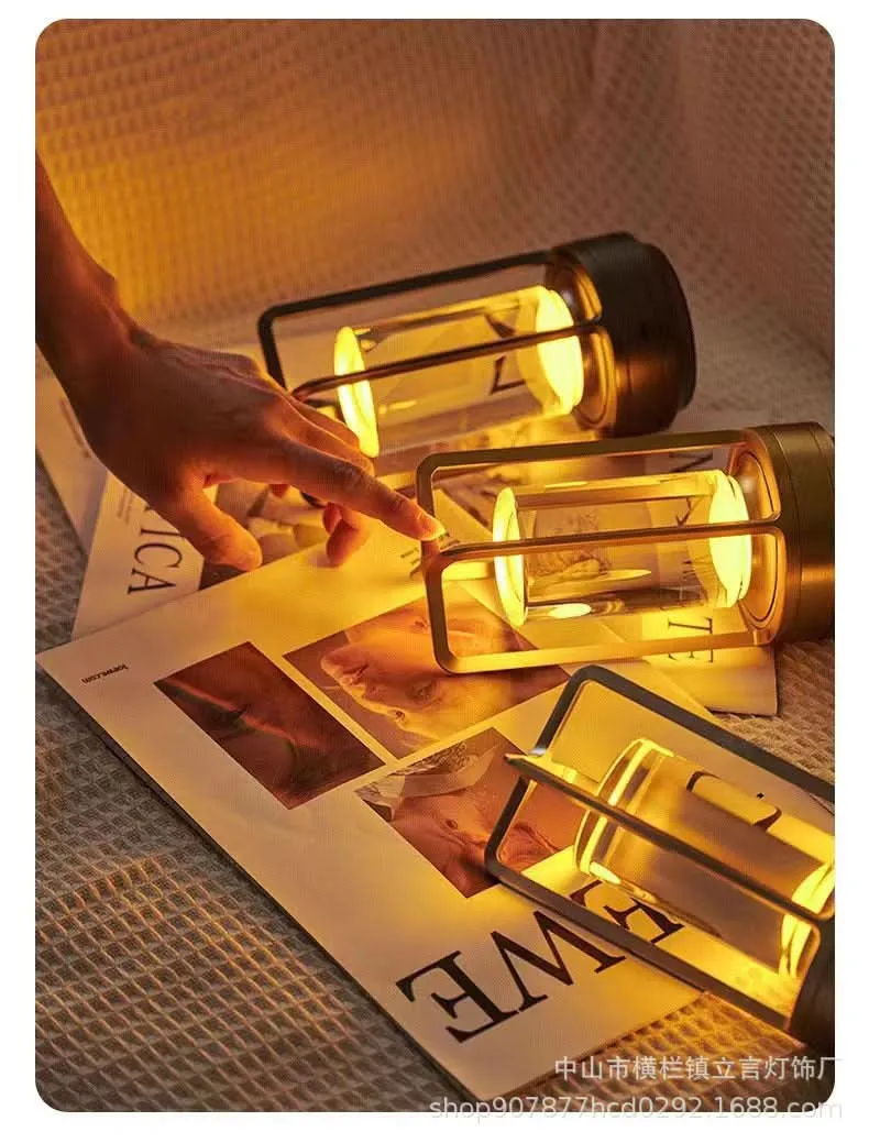 Rechargeable RGB Touch Lantern Desk Lamp – Dimmable