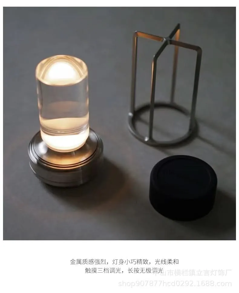 Rechargeable RGB Touch Lantern Desk Lamp – Dimmable