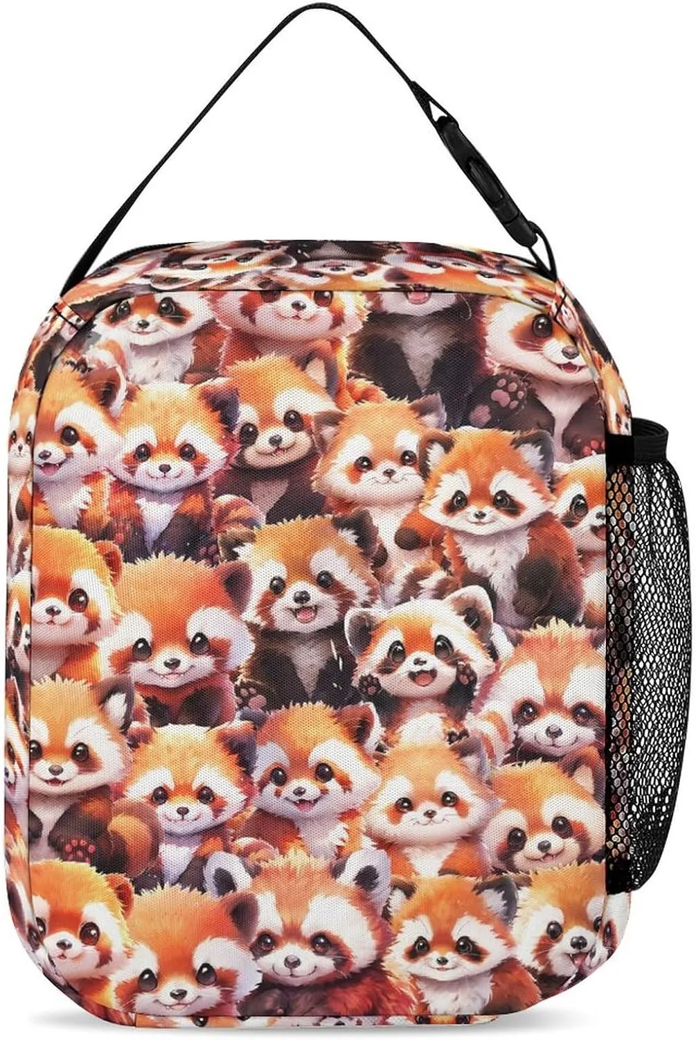 Red Panda Backpack with Lunch Box & Pencil Case for Kids Girls Boys School, 16 Inch Cute Red Pandas Bookbag, School Backpack for Students Children, Lightweight, Large Capacity