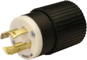 Reliance Controls L1430P 30-Amp 125/250 Vac Male Plug for Generator Cords, Black