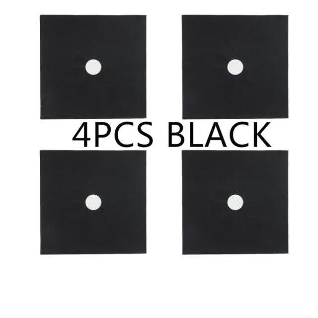 Reusable Glass Fiber Stove Covers - 4 Pack