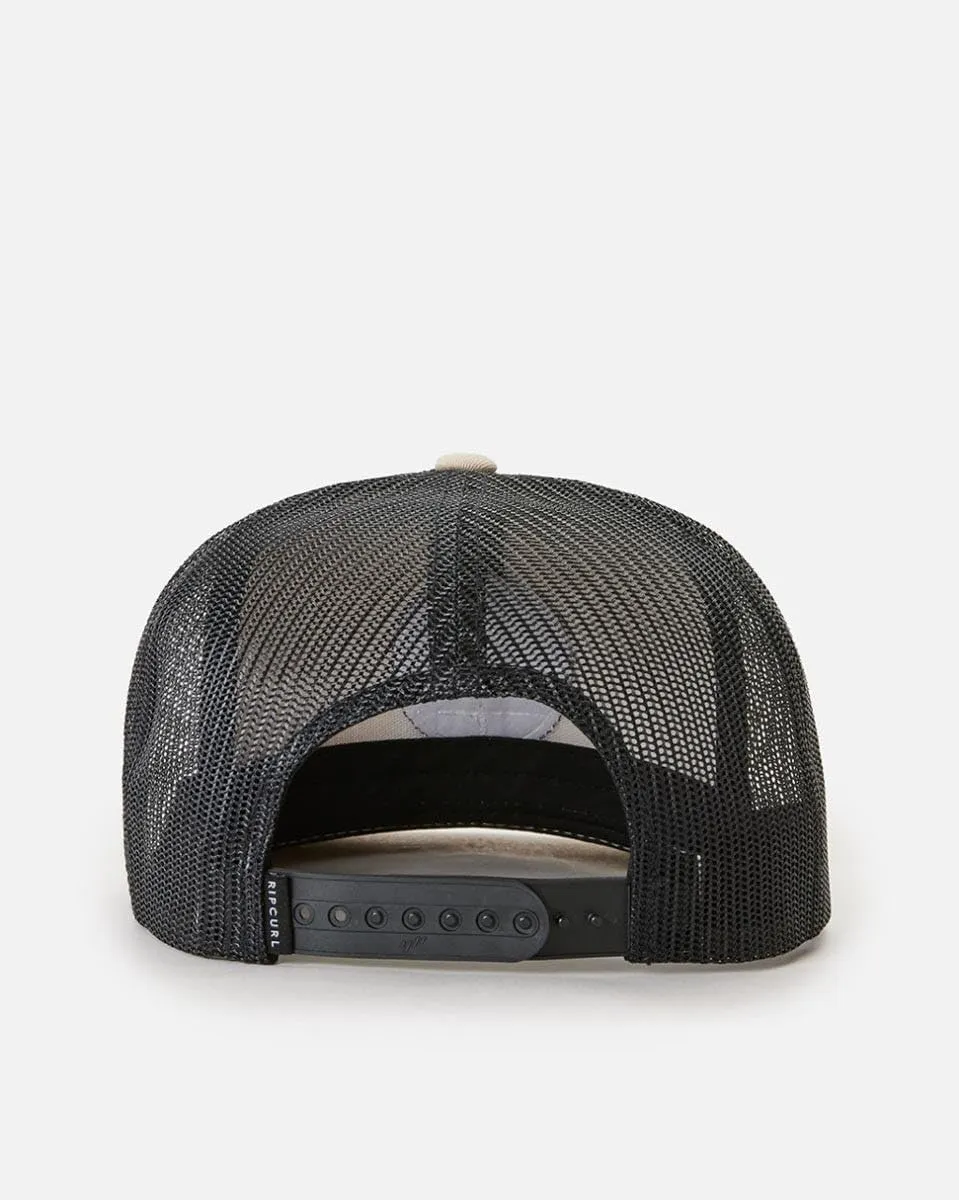 Rip Curl Destinations Trucker Hat, Mesh Back Cap, Snapback for Men, Adjustable