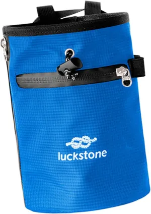 Rock Climbing Chalk Bag Adjustable Waist Belt Wear Resistant with Zipper Pocket for Bouldering Workout Disc Golf Pole Dancing