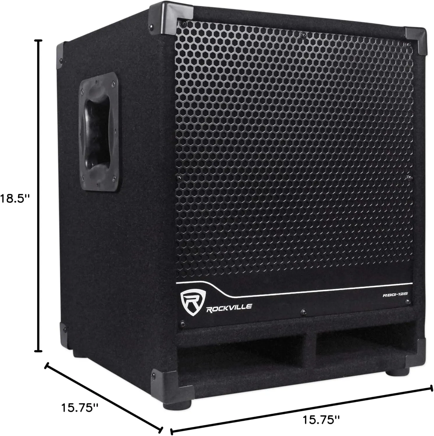 Rockville New RBG12S Bass Gig 1400 Watt Active Powered PA Subwoofer DJ/Pro, 12 inch
