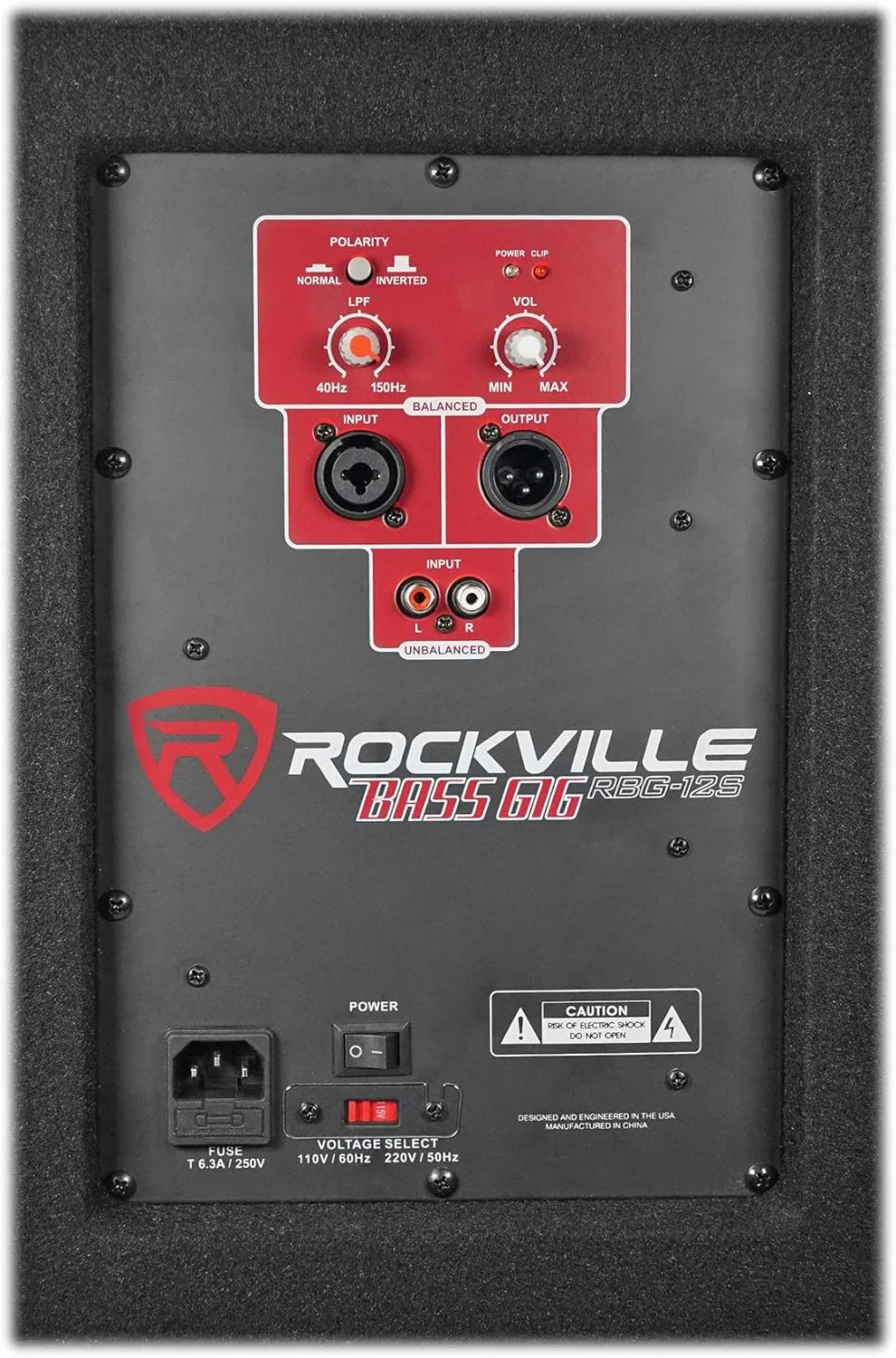 Rockville New RBG12S Bass Gig 1400 Watt Active Powered PA Subwoofer DJ/Pro, 12 inch
