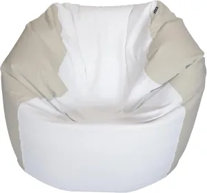 Round Marine Beanbag (Medium, Multi) (White/Beige)