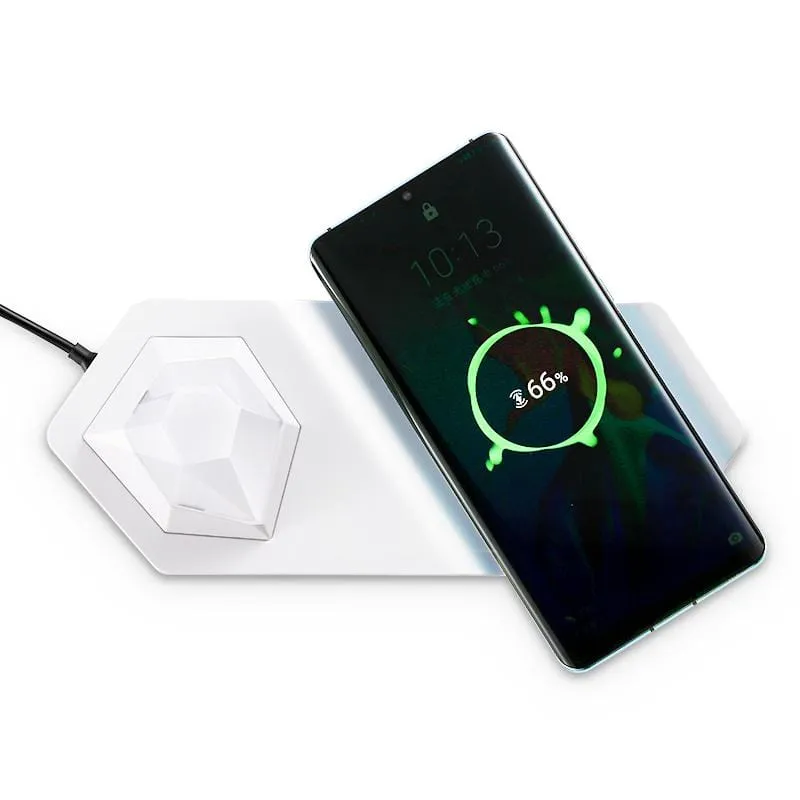 Royaleva Apex Lamp with Wireless Charger Sleek Stylish Bedside