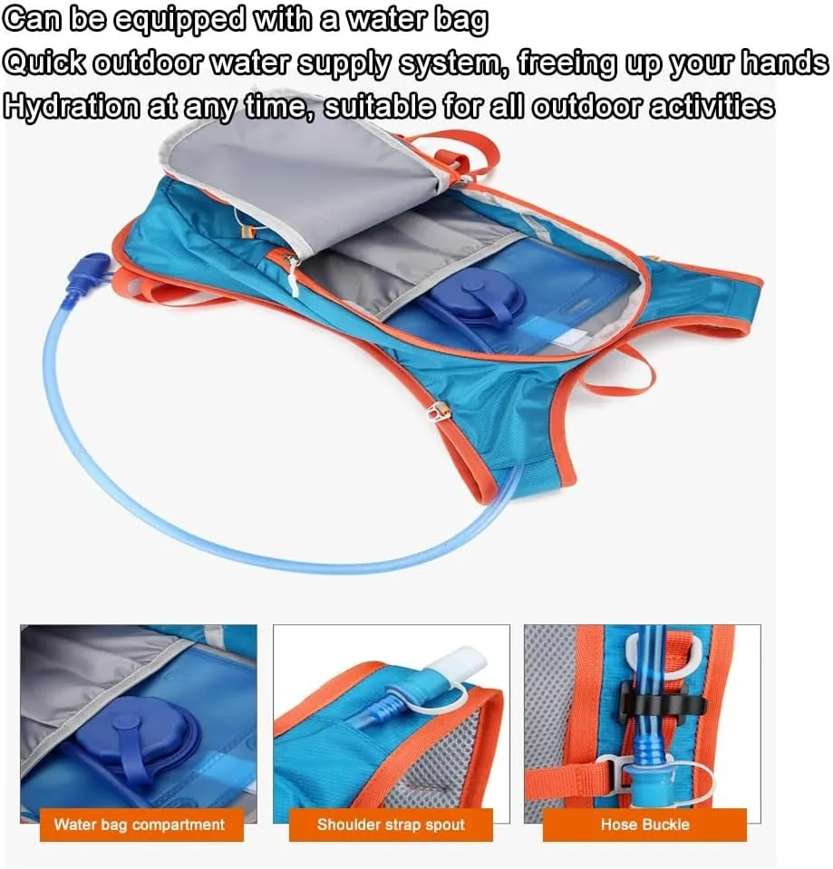 Runners Vest for Women,hydration Pack Running,Lightweight Running Vest with Helmet Storage, Hydration Vest for Men's and Women's Marathons
